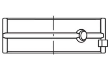 Hlavní ložiska klikového hřídele MAHLE ORIGINAL 011 HL 21060 050