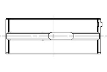 Hlavní ložiska klikového hřídele MAHLE ORIGINAL 099 HL 20763 000