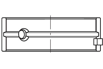 Hlavní ložiska klikového hřídele MAHLE ORIGINAL 137 HL 20422 200