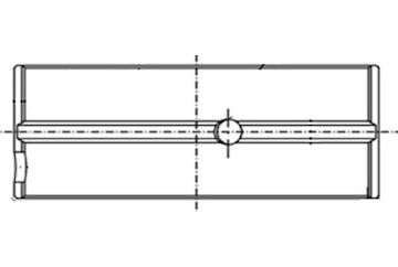 Hlavní ložiska klikového hřídele MAHLE ORIGINAL 151 HL 18607 025