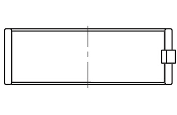 Hlavní ložiska klikového hřídele MAHLE ORIGINAL 209 HL 20229 025