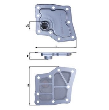 Hydraulický filtr, automatická převodovka MAHLE ORIGINAL HX 259