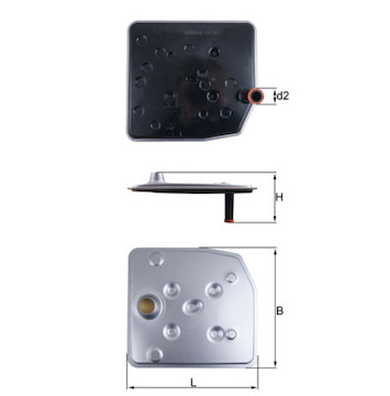 Hydraulický filtr, automatická převodovka MAHLE ORIGINAL HX 263