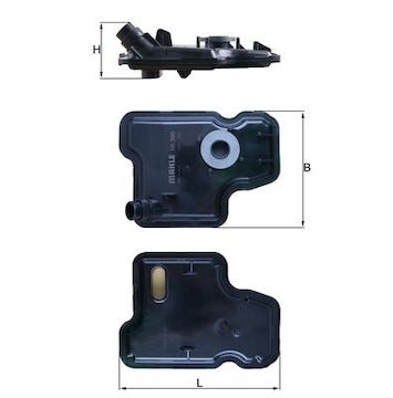 Hydraulický filtr, automatická převodovka MAHLE ORIGINAL HX 395