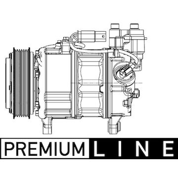 Kompresor, klimatizace MAHLE ORIGINAL ACP 599 000P