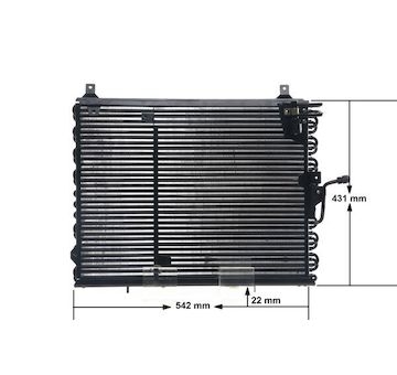 Kondenzátor, klimatizace MAHLE ORIGINAL AC 150 000S