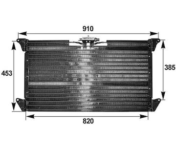 Kondenzátor, klimatizace MAHLE ORIGINAL AC 289 000S