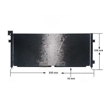 Kondenzátor, klimatizace MAHLE ORIGINAL AC 306 000S