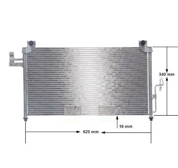 Kondenzátor, klimatizace MAHLE ORIGINAL AC 327 000S