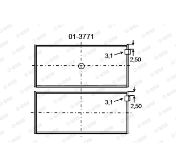 Ložisko GLYCO 01-3771