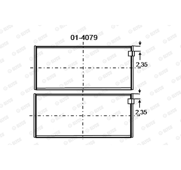 Ložisko GLYCO 01-4079