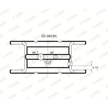 Ložisko GLYCO 02-3823H