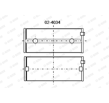 Ložisko GLYCO 02-4034