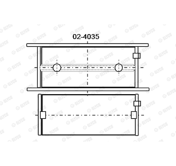 Ložisko GLYCO 02-4035H