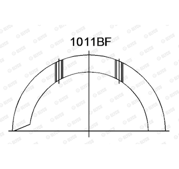 Ložisko GLYCO 1011BF