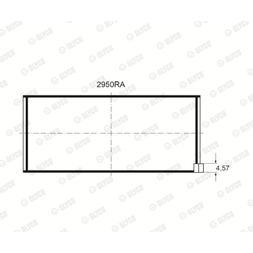 Ložisko GLYCO 2950RA