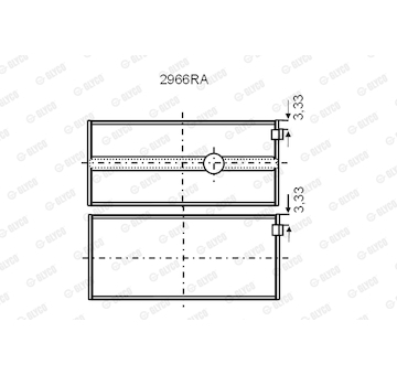 Ložisko GLYCO 2966RA