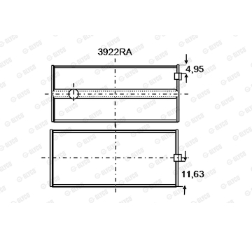 Ložisko GLYCO 3922RA