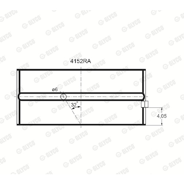 Ložisko GLYCO 4152RA