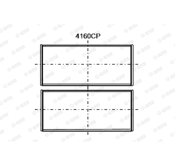 Ložisko GLYCO 4160CP