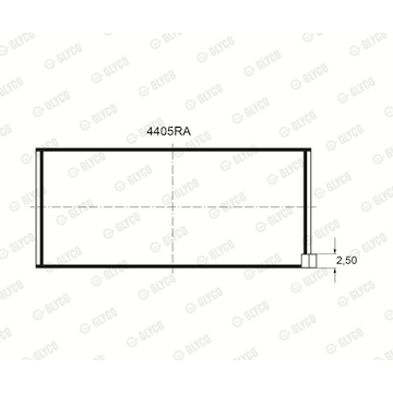 Ložisko GLYCO 4405RA