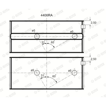 Ložisko GLYCO 4406RA