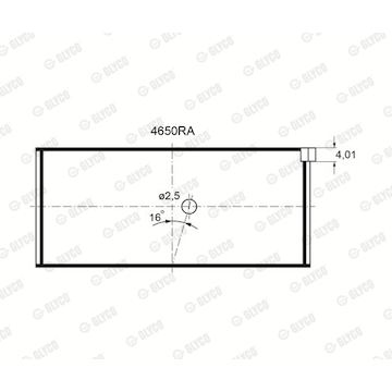 Ložisko GLYCO 4650RA