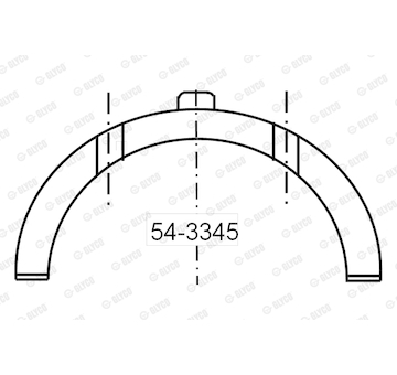 Ložisko GLYCO 54-3345