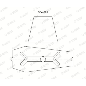 Ložisko GLYCO 55-4099
