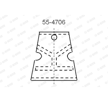 Ložisko GLYCO 55-4706