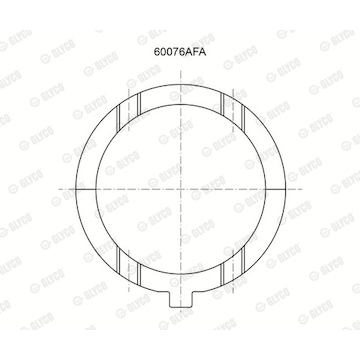 Ložisko GLYCO 60076AFA