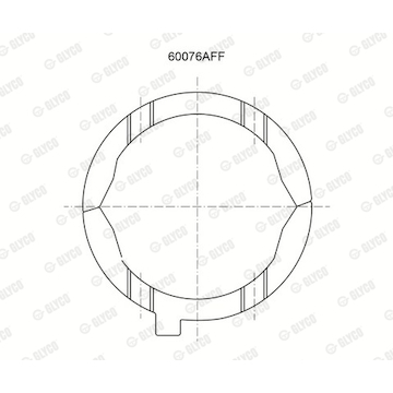 Ložisko GLYCO 60076AFF