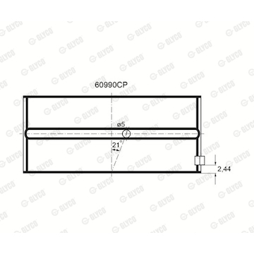 Ložisko GLYCO 60990CP