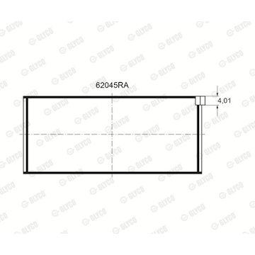 Ložisko GLYCO 62045RA