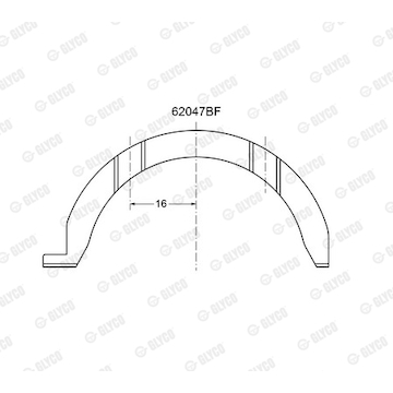 Ložisko GLYCO 62047BF