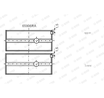 Ložisko GLYCO 65906RA