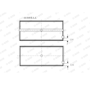 Ložisko GLYCO 66440RAA