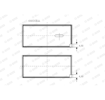 Ložisko GLYCO 66600RA
