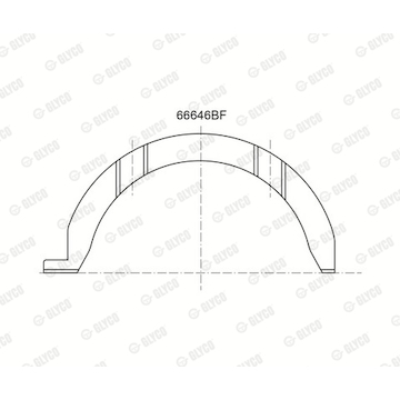Ložisko GLYCO 66646BF