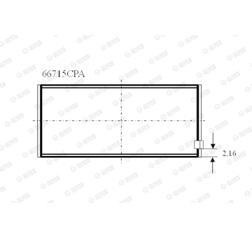 Ložisko GLYCO 66715CPA