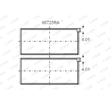 Ložisko GLYCO 66725RA