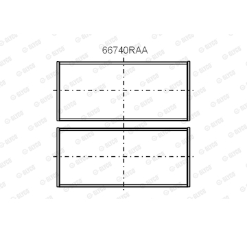 Ložisko GLYCO 66740RAA