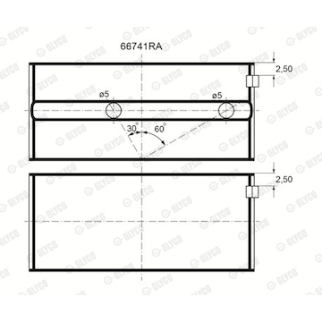 Ložisko GLYCO 66741RA