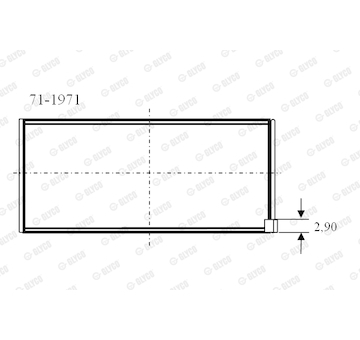 Ložisko GLYCO 71-1971