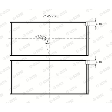 Ložisko GLYCO 71-2773