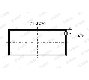 Ložisko GLYCO 71-3276