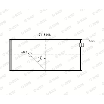 Ložisko GLYCO 71-3446