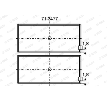 Ložisko GLYCO 71-3477