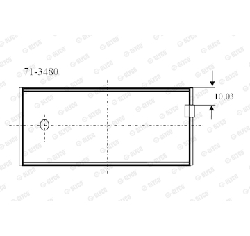 Ložisko GLYCO 71-3480