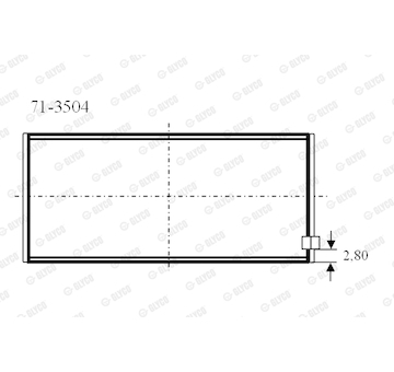 Ložisko GLYCO 71-3504